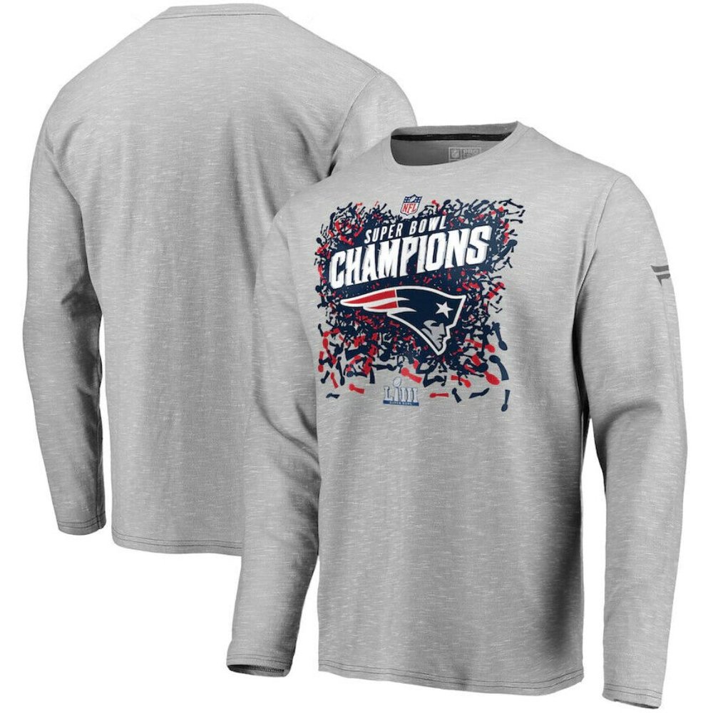 New England Patriots 3XL Long Sleeve T-Shirt NFL Pro Fanatics Trophy Collection